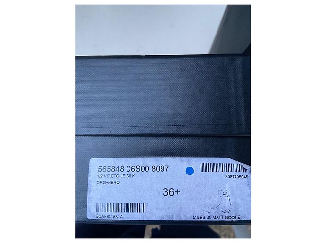 Yves Saint Laurent Miles 30 Matt Botines de piel dorada - vista 9