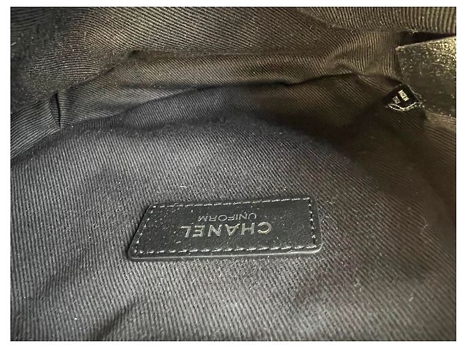 Chanel Bolsa de cinto uniforme Preto - vista 12