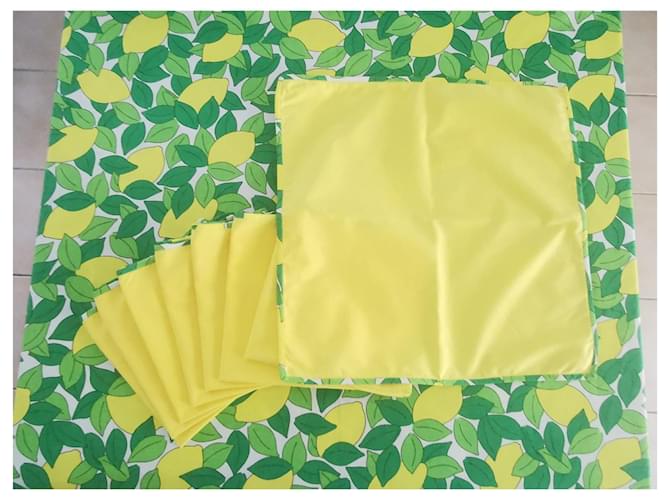 Hermès Ropa de hogar ''Limones'' Multicolor Amarillo Verde claro - vista 4
