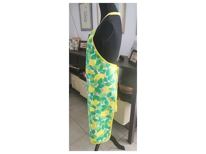 Hermès Ropa de hogar ''Limones'' Multicolor Amarillo Verde claro - vista 8