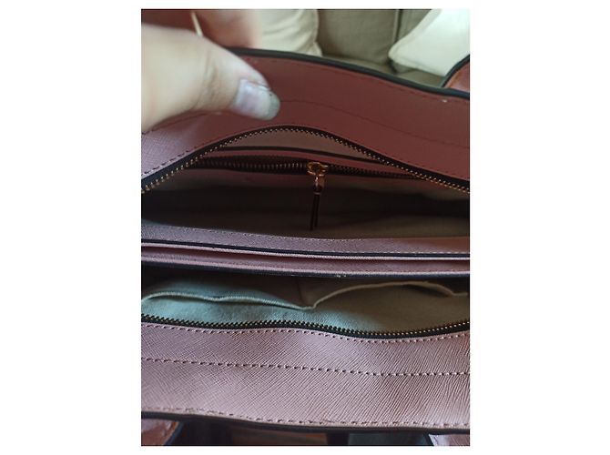 Borsa Karl Lagerfeld in pelle rosa - vista 10