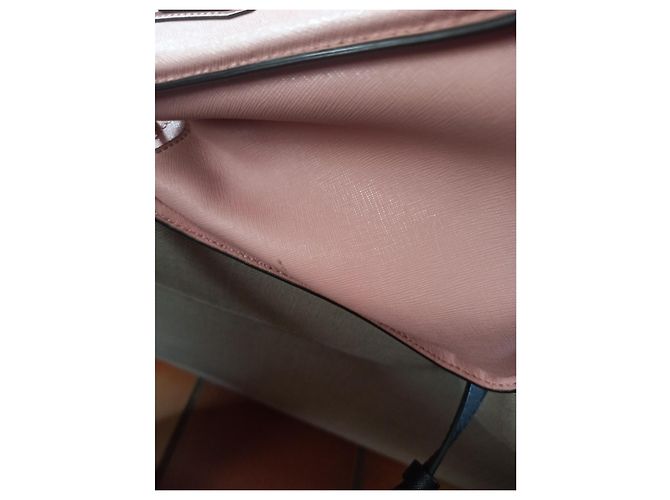 Borsa Karl Lagerfeld in pelle rosa - vista 4