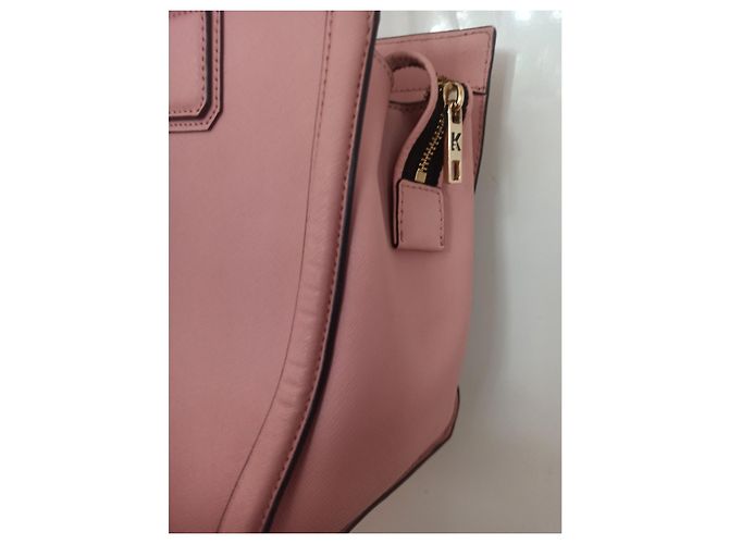 Borsa Karl Lagerfeld in pelle rosa - vista 6