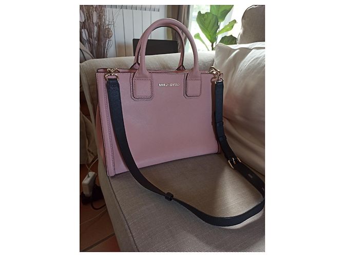 Borsa Karl Lagerfeld in pelle rosa - vista 8