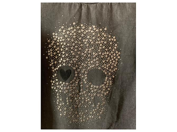 Camisa Ikks de algodón gris S - vista 8