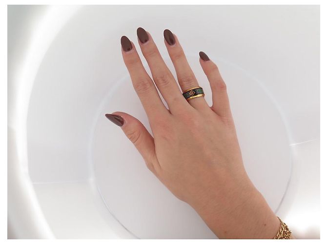 Autre Marque MICHAELA FREY FREYWILLE MISS SCARABÄUS ÄGYPTEN T RING55 IN GOLDEMAILLE 18K-RING - Ansicht 13
