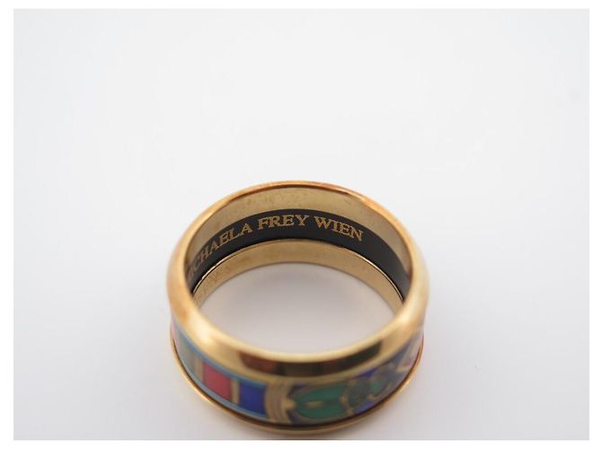 Autre Marque MICHAELA FREY FREYWILLE MISS SCARABÄUS ÄGYPTEN T RING55 IN GOLDEMAILLE 18K-RING - Ansicht 5