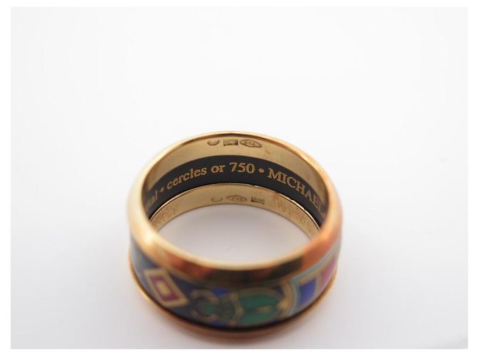 Autre Marque MICHAELA FREY FREYWILLE MISS SCARABÄUS ÄGYPTEN T RING55 IN GOLDEMAILLE 18K-RING - Ansicht 6
