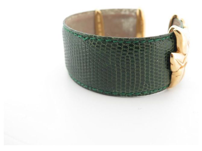 BRACCIALE VAN DER BAUWEDE BRACCIALE IVY VERMEIL E BRACCIALE IN PELLE LUCERTOLA VERDE D'oro - vista 5