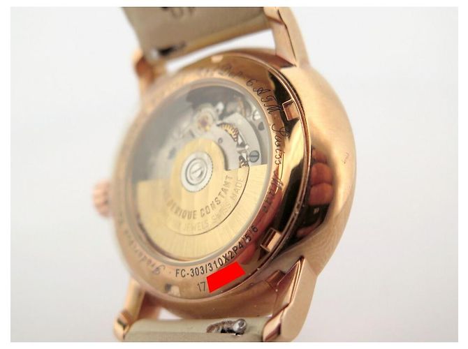 RELOJ FREDERIQUE CONSTANT CLASSICS DIAMOND FC303/310X2 DIAMANTES AUTOMÁTICOS Dorado - vista 5