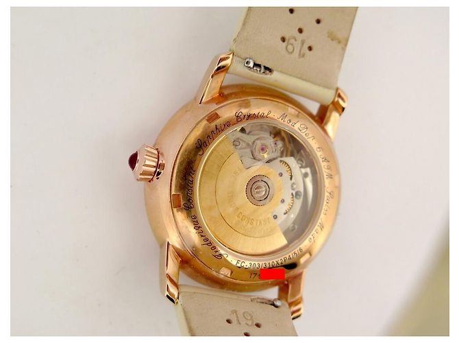 RELOJ FREDERIQUE CONSTANT CLASSICS DIAMOND FC303/310X2 DIAMANTES AUTOMÁTICOS Dorado - vista 6