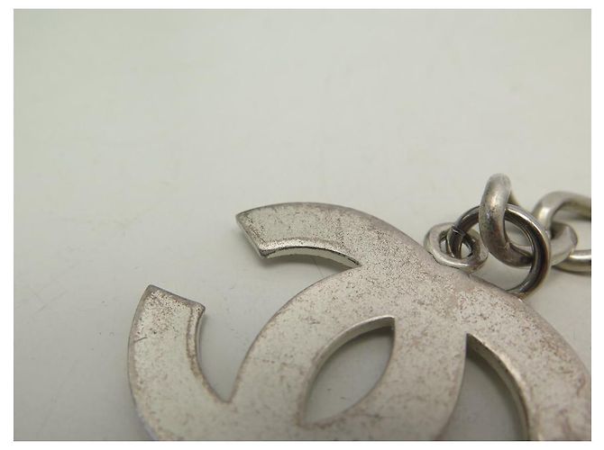 CHANEL GÜRTEL BREITE KETTE LOGO CC T 80 90 SILBERGLIEDER + GÜRTELKASTEN - Ansicht 3