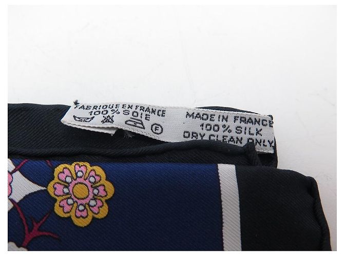 Hermès HERMES SCIARPA PERSIANO DI POESIA JULIE ABADIE CARRE 90 SETA SCIARPA IN SETA BLU - vista 11