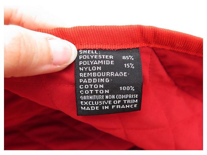 Hermès NEUF HERMES COUVERTURE DE PRESENTATION MATELASSE CHEVAL EN COTON ROUGE NEW - vue 10