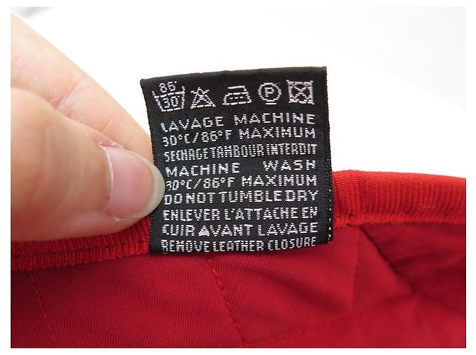 Hermès NEUF HERMES COUVERTURE DE PRESENTATION MATELASSE CHEVAL EN COTON ROUGE NEW - vue 11