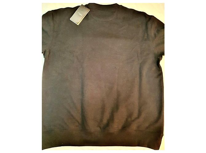 Fendi Sweatshirt Schwarz aus Baumwolle - Ansicht 3