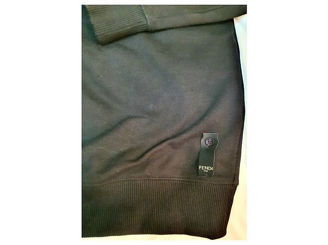 Fendi Sweatshirt Schwarz aus Baumwolle - Ansicht 4