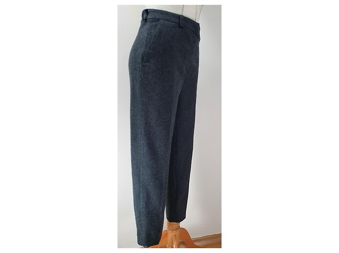 Moschino Wollhose Grau Anthrazitgrau - Ansicht 3