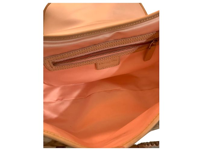 Borsa Dior Romantique Trotter con patta con monogramma in pelle rosa - vista 14