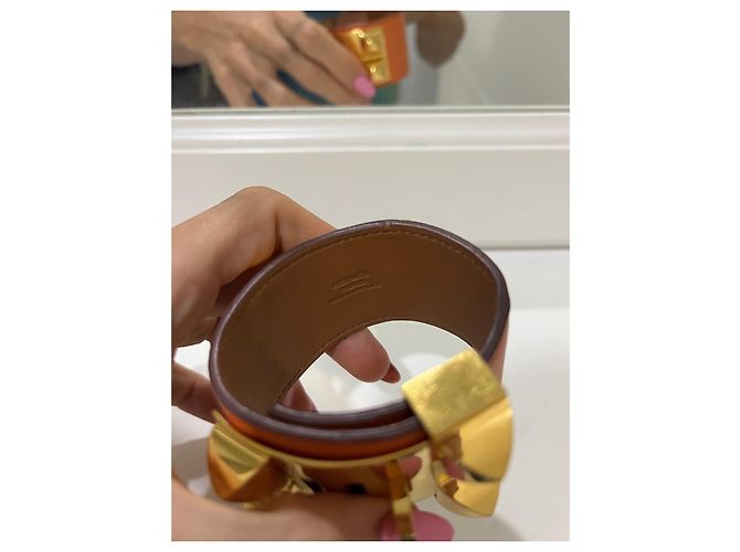 Constance Hermès Hundehalsband Orange - Ansicht 3