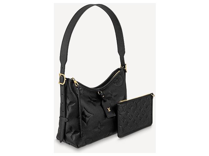 Louis Vuitton LV Carryall PM Pelle nera Nero - vista 5