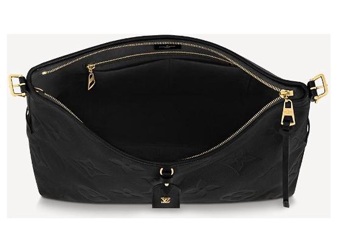 Bolsa Louis Vuitton CarryAll MM em couro preto - vista 4