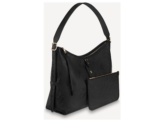 Bolsa Louis Vuitton CarryAll MM em couro preto - vista 5