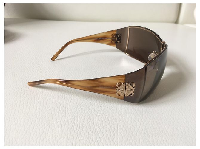 Lunettes de soleil Loewe SLW 277 Acétate Bronze - vue 2