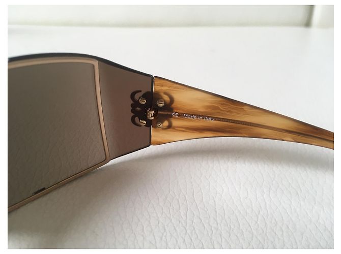 Lunettes de soleil Loewe SLW 277 Acétate Bronze - vue 4