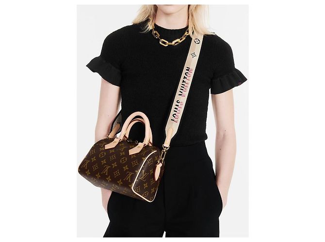 Louis Vuitton Speedy Bandouliere 20 new Marrone - vista 4