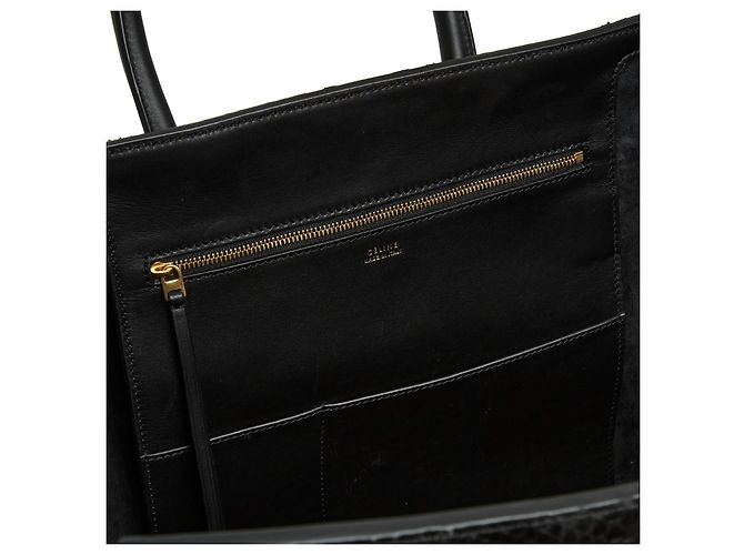Tie Bag Céline BORSA CRAVATTA PITONE NERO GM - vista 5