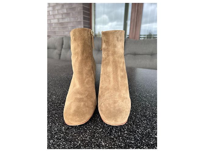Botines Max & Co de ante beige 41 - vista 2