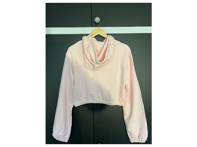 Crop Top Versace Rosa de Algodón Talla M - vista 2