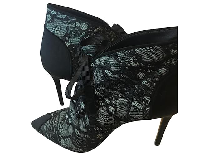 Stivaletti Stella Luna Nero Verde chiaro - vista 4