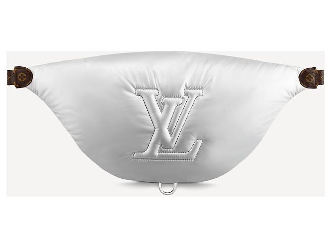 Louis Vuitton LV Bumbag in silver nylon new Silvery - view 2
