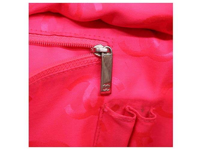 CHANEL Cambon Line Tragetasche Rosa Grau CC Auth am3204 Braun Pink - Ansicht 23