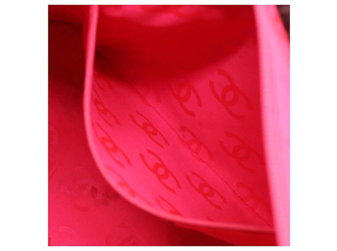 CHANEL Cambon Line Tragetasche Rosa Grau CC Auth am3204 Braun Pink - Ansicht 25