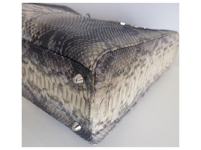 Sac Lady Dior python grand modèle - vue 6