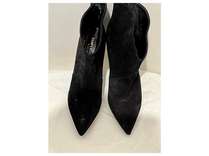 Botines de tacón Janice de Saint Laurent Negro - vista 12