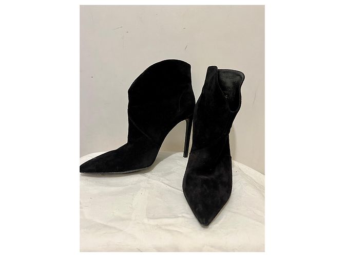 Botines de tacón Janice de Saint Laurent Negro - vista 7