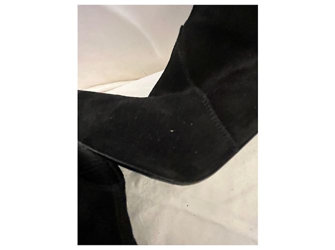 Botines de tacón Janice de Saint Laurent Negro - vista 9
