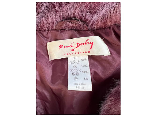 Rene Derhy Abrigos, Ropa de calle Púrpura - vista 6