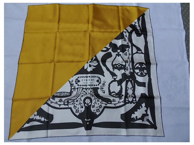 Sciarpa di seta Hermès Caliper Tattoo 90/90 Multicolore - vista 2