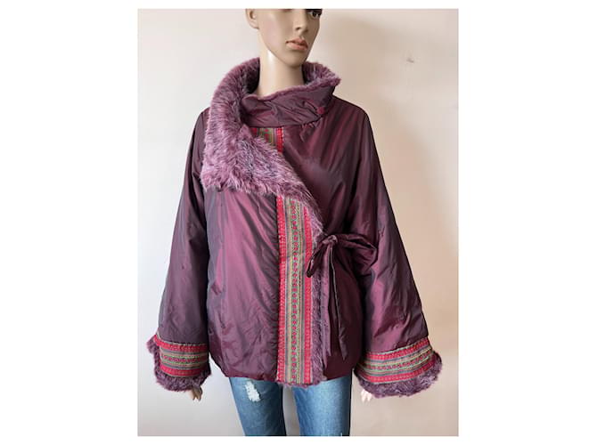 Rene Derhy Abrigos, Ropa de calle Morado oscuro - vista 2