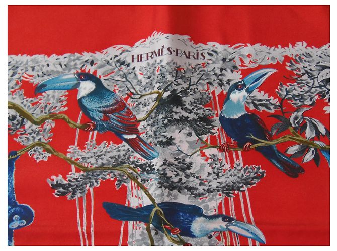 Hermès Equateur wash Seidentuch mehrfarbig Mehrfarben - Ansicht 2
