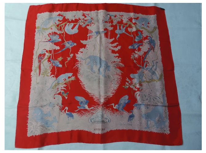Hermès Equateur wash Seidentuch mehrfarbig Mehrfarben - Ansicht 5
