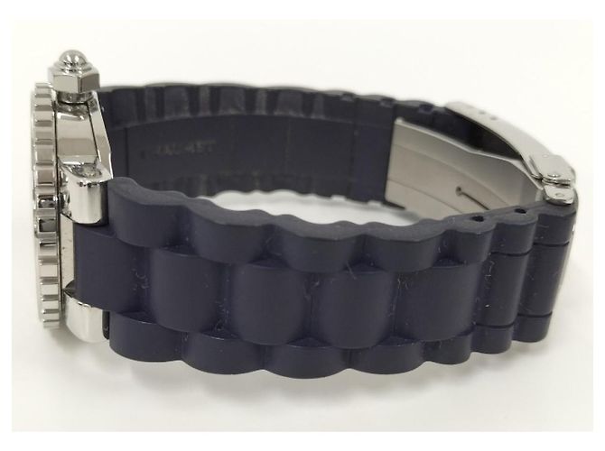 *CHAUMET Class One Boys Watch Quartz SS Rubber Navy Dial - view 4