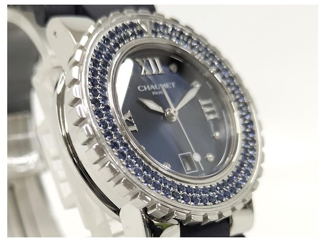*CHAUMET Class One Boys Watch Quartz SS Rubber Navy Dial - view 5