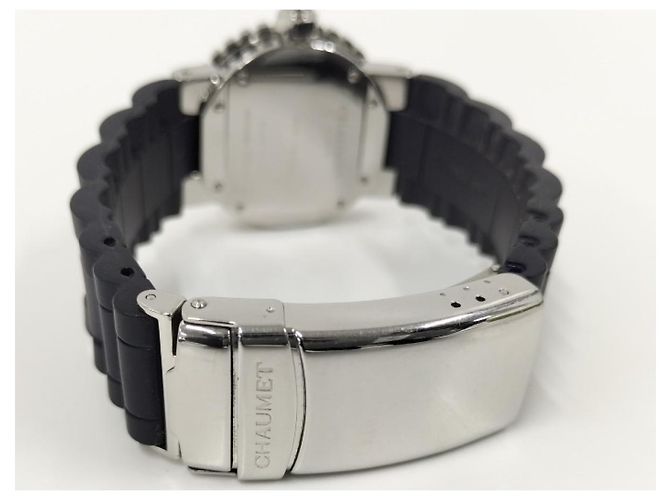 *CHAUMET Class One Boys Watch Quartz SS Rubber Navy Dial - view 6