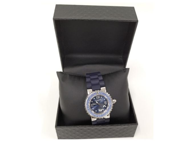*CHAUMET Class One Boys Watch Quartz SS Rubber Navy Dial - view 9